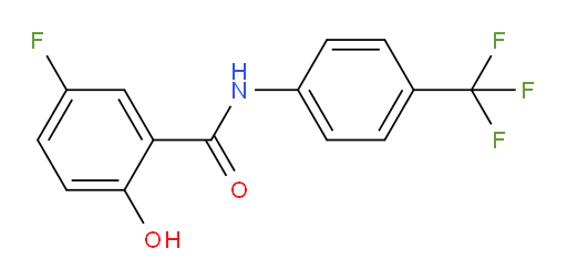 5-fluoro-2-hydroxy-N-(4-(trifluoromethyl)phenyl)benzamide