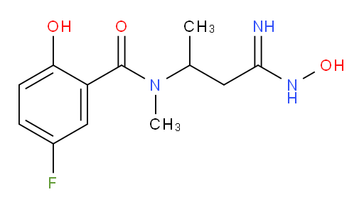 5-fluoro-2-hydroxy-N-(4-(hydroxyamino)-4-iminobutan-2-yl)-N-methylbenzamide