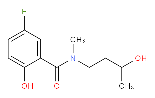 5-fluoro-2-hydroxy-N-(3-hydroxybutyl)-N-methylbenzamide