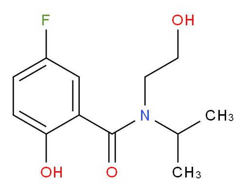 5-fluoro-2-hydroxy-N-(2-hydroxyethyl)-N-isopropylbenzamide