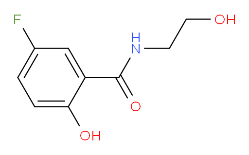 5-fluoro-2-hydroxy-N-(2-hydroxyethyl)benzamide