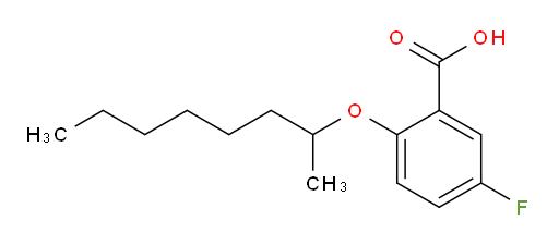 5-fluoro-2-(octan-2-yloxy)benzoic acid