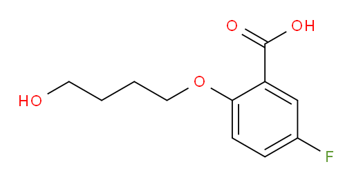 5-fluoro-2-(4-hydroxybutoxy)benzoic acid