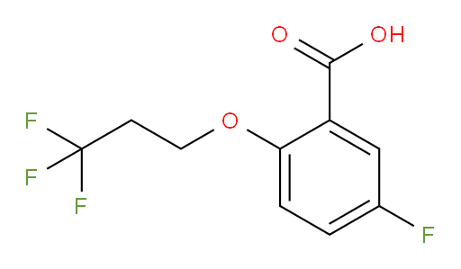 5-fluoro-2-(3,3,3-trifluoropropoxy)benzoic acid