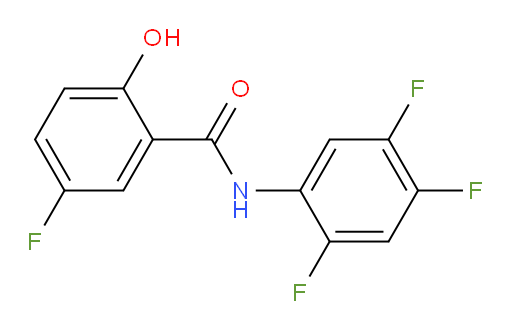 5-fluoro-2-hydroxy-N-(2,4,5-trifluorophenyl)benzamide