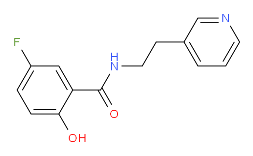 5-fluoro-2-hydroxy-N-(2-(pyridin-3-yl)ethyl)benzamide