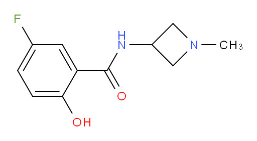 5-fluoro-2-hydroxy-N-(1-methylazetidin-3-yl)benzamide