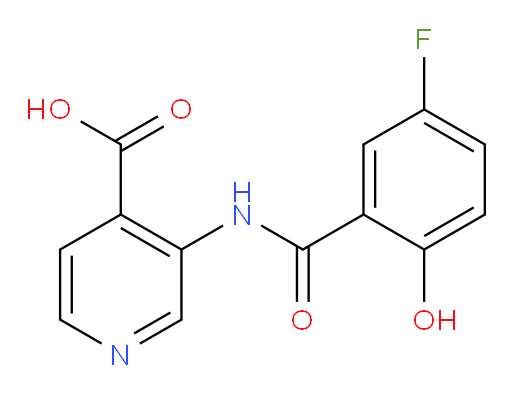 3-(5-fluoro-2-hydroxybenzamido)isonicotinic acid