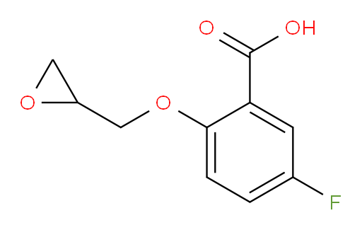 5-fluoro-2-(oxiran-2-ylmethoxy)benzoic acid