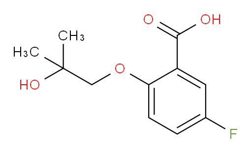 5-fluoro-2-(2-hydroxy-2-methylpropoxy)benzoic acid
