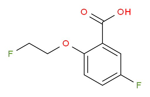 5-fluoro-2-(2-fluoroethoxy)benzoic acid