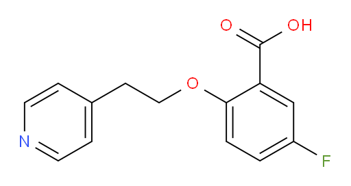 5-fluoro-2-(2-(pyridin-4-yl)ethoxy)benzoic acid