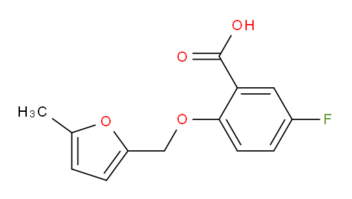 5-fluoro-2-((5-methylfuran-2-yl)methoxy)benzoic acid