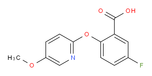 5-fluoro-2-((5-methoxypyridin-2-yl)oxy)benzoic acid
