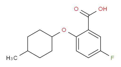5-fluoro-2-((4-methylcyclohexyl)oxy)benzoic acid