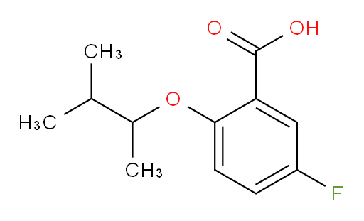 5-fluoro-2-((3-methylbutan-2-yl)oxy)benzoic acid