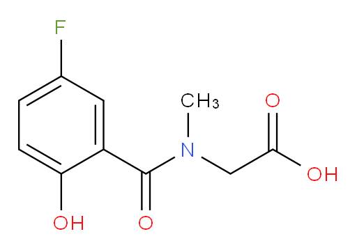 2-(5-fluoro-2-hydroxy-N-methylbenzamido)acetic acid