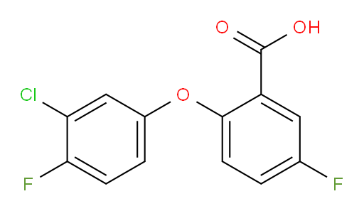 2-(3-chloro-4-fluorophenoxy)-5-fluorobenzoic acid