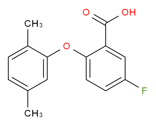 2-(2,5-dimethylphenoxy)-5-fluorobenzoic acid