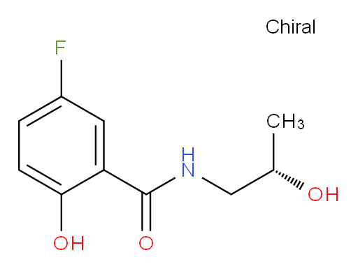 (S)-5-fluoro-2-hydroxy-N-(2-hydroxypropyl)benzamide