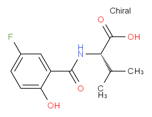 (S)-2-(5-fluoro-2-hydroxybenzamido)-3-methylbutanoic acid