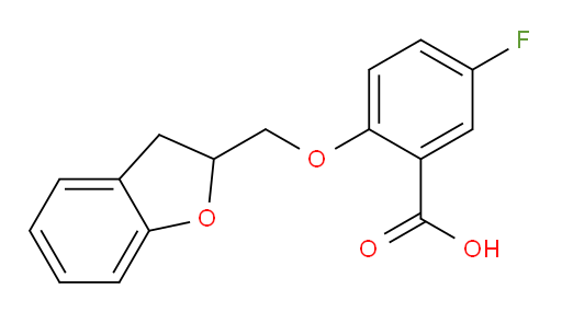 2-((2,3-dihydrobenzofuran-2-yl)methoxy)-5-fluorobenzoic acid
