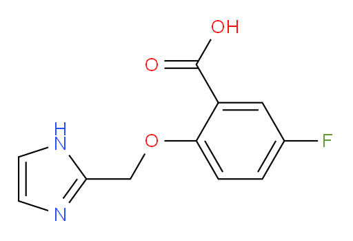 2-((1H-imidazol-2-yl)methoxy)-5-fluorobenzoic acid