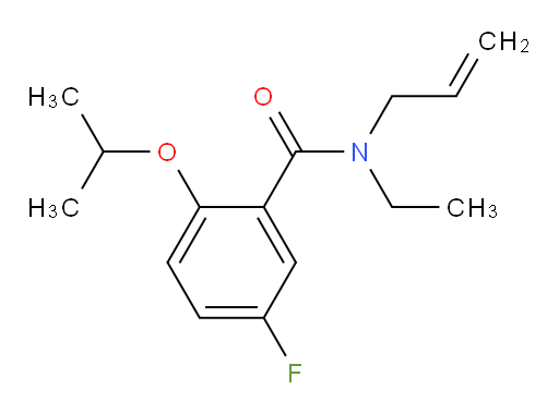 N-allyl-N-ethyl-5-fluoro-2-isopropoxybenzamide