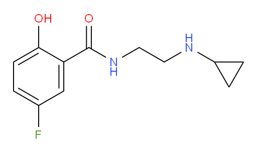 N-(2-(cyclopropylamino)ethyl)-5-fluoro-2-hydroxybenzamide