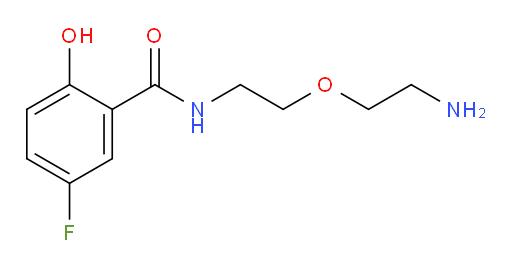 N-(2-(2-aminoethoxy)ethyl)-5-fluoro-2-hydroxybenzamide