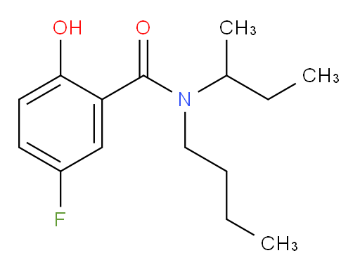 N-(sec-butyl)-N-butyl-5-fluoro-2-hydroxybenzamide