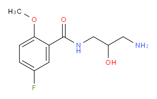 N-(3-amino-2-hydroxypropyl)-5-fluoro-2-methoxybenzamide