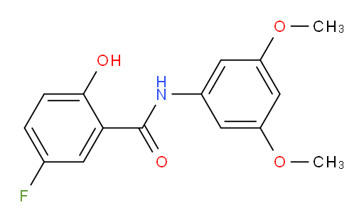N-(3,5-dimethoxyphenyl)-5-fluoro-2-hydroxybenzamide