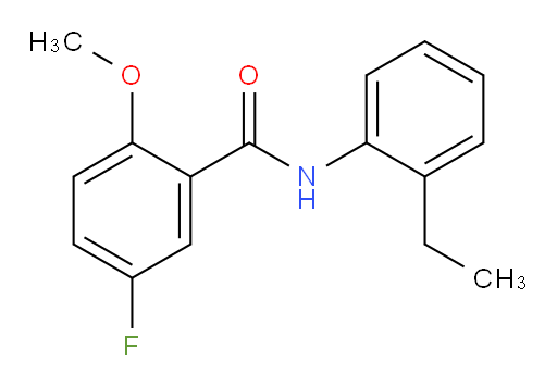 N-(2-ethylphenyl)-5-fluoro-2-methoxybenzamide