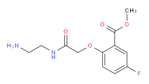 methyl 2-(2-((2-aminoethyl)amino)-2-oxoethoxy)-5-fluorobenzoate