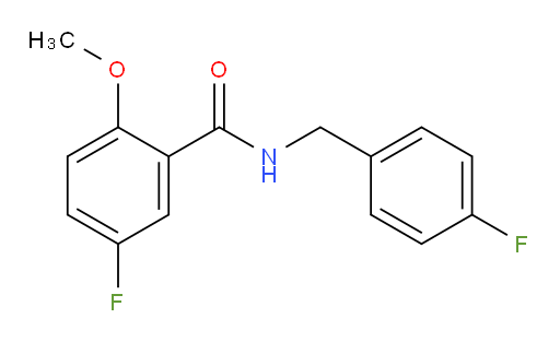 5-fluoro-N-(4-fluorobenzyl)-2-methoxybenzamide