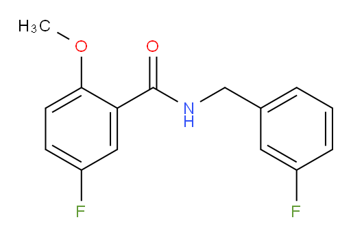 5-fluoro-N-(3-fluorobenzyl)-2-methoxybenzamide