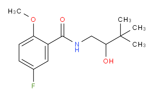 5-fluoro-N-(2-hydroxy-3,3-dimethylbutyl)-2-methoxybenzamide