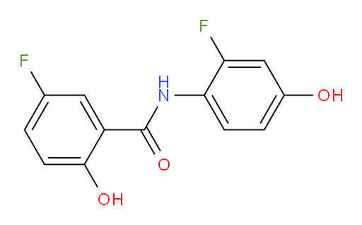 5-fluoro-N-(2-fluoro-4-hydroxyphenyl)-2-hydroxybenzamide