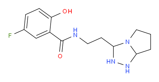 5-fluoro-N-(2-(hexahydro-1H-pyrrolo[2,1-c][1,2,4]triazol-3-yl)ethyl)-2-hydroxybenzamide