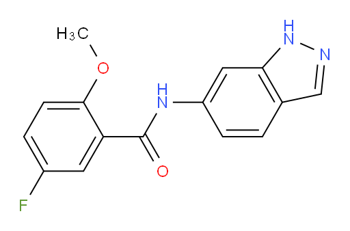 5-fluoro-N-(1H-indazol-6-yl)-2-methoxybenzamide