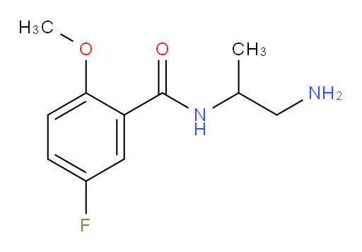 N-(1-aminopropan-2-yl)-5-fluoro-2-methoxybenzamide