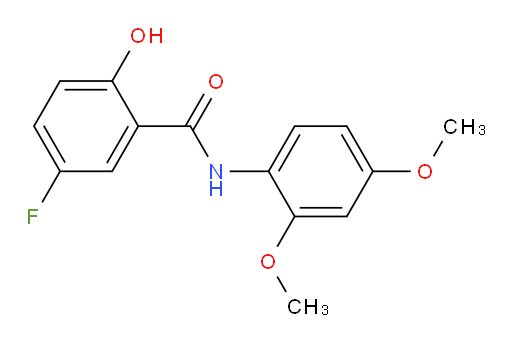 N-(2,4-dimethoxyphenyl)-5-fluoro-2-hydroxybenzamide