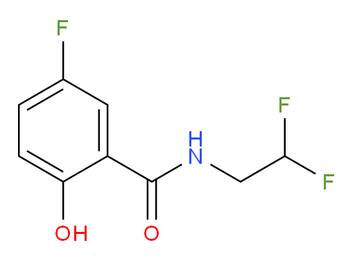 N-(2,2-difluoroethyl)-5-fluoro-2-hydroxybenzamide