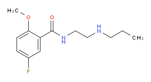 5-fluoro-2-methoxy-N-(2-(propylamino)ethyl)benzamide