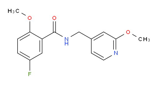 5-fluoro-2-methoxy-N-((2-methoxypyridin-4-yl)methyl)benzamide