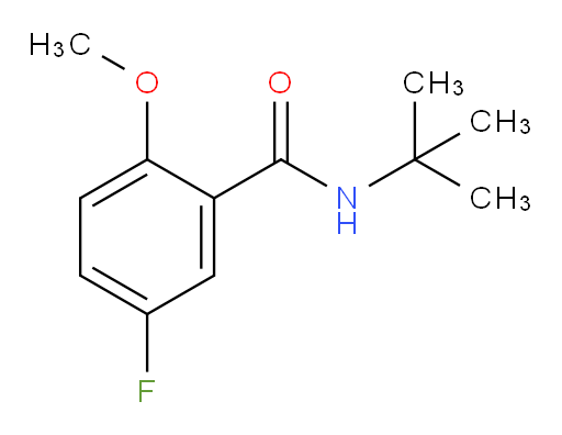 N-(tert-butyl)-5-fluoro-2-methoxybenzamide