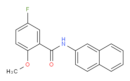 5-fluoro-2-methoxy-N-(naphthalen-2-yl)benzamide