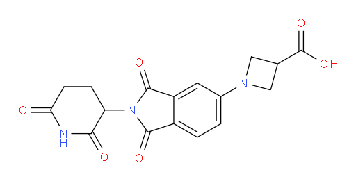 1-(2-(2,6-dioxopiperidin-3-yl)-1,3-dioxoisoindolin-5-yl)azetidine-3-carboxylic acid