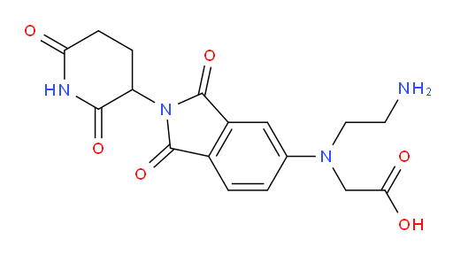 2-((2-aminoethyl)(2-(2,6-dioxopiperidin-3-yl)-1,3-dioxoisoindolin-5-yl)amino)acetic acid